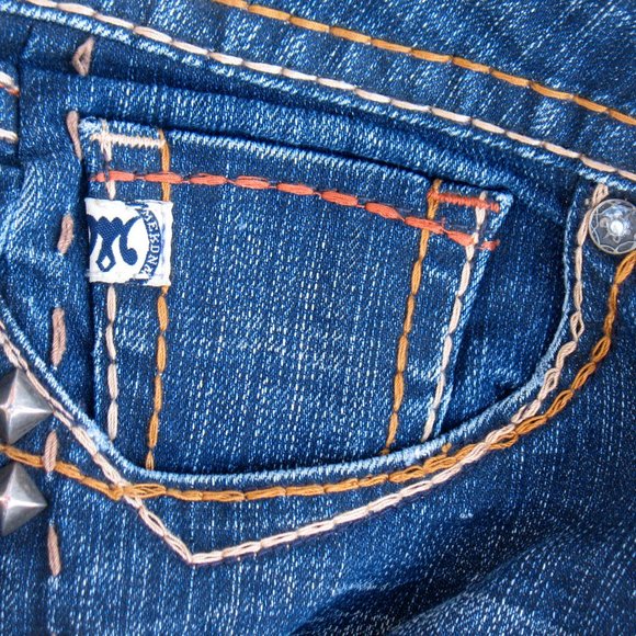 MEK DNM For Buckle Las Tunas Boot Cut Flaps Sz 28 - Picture 5 of 10